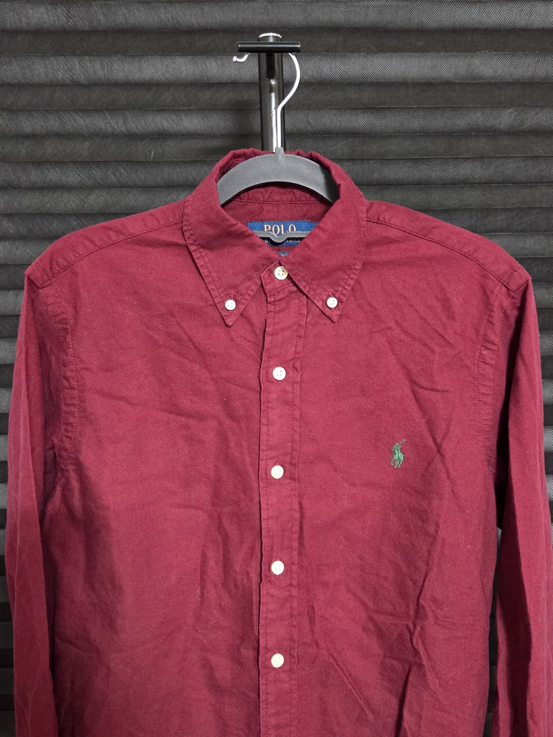 [폴로 랄프로렌] 버건디 포니 옥스포드 셔츠 판매합니다. 상품이미지2