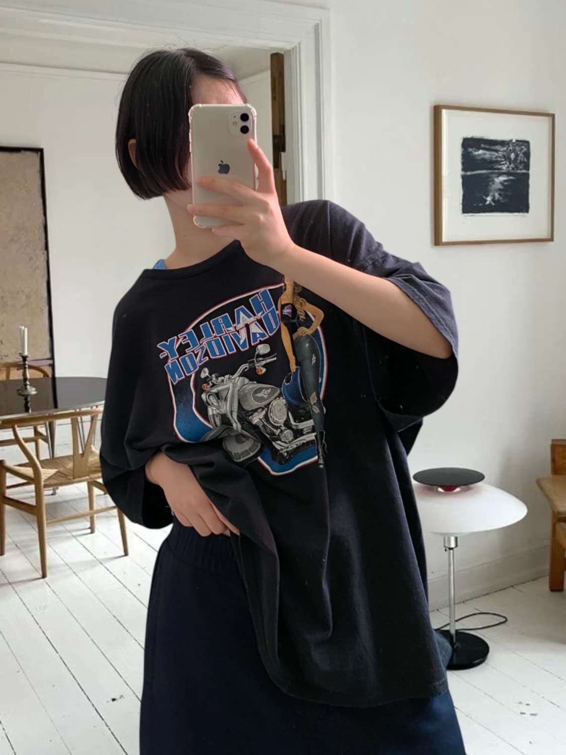 할리 데이비슨 1/2 티셔츠 (Man 2XL) AB0301 상품이미지1