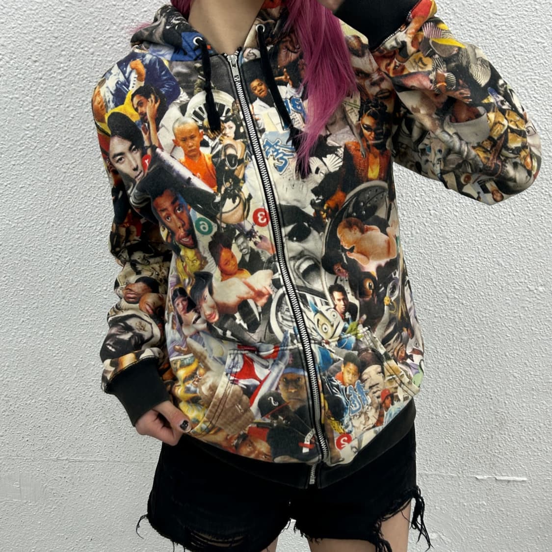 슈프림 06 AW 페이스 재팬 릴리즈 후드집업 M 상품이미지1