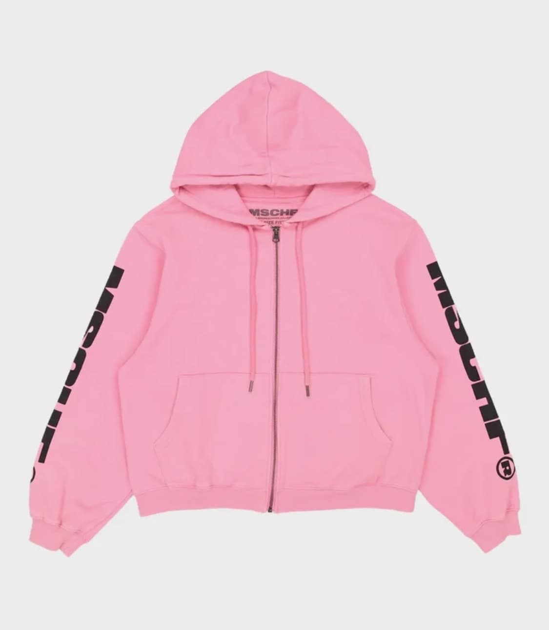 미스치프 핑크 후드집업 상품이미지2