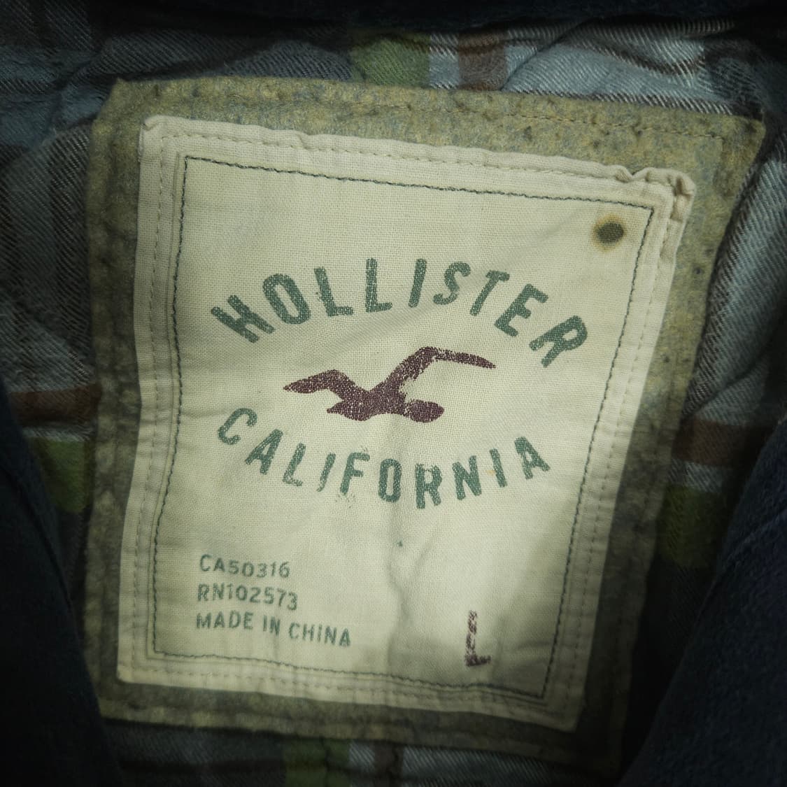 홀리스터 후드 집업 L 상품이미지6