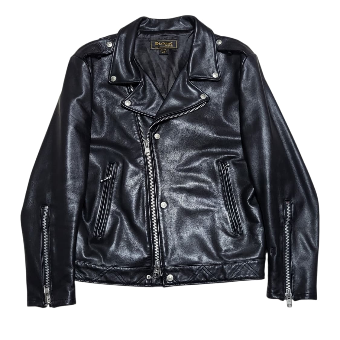 (L) DIAFVINE 디아프바인 스티어하이드 죠니 조니 라이더자켓 상품이미지2