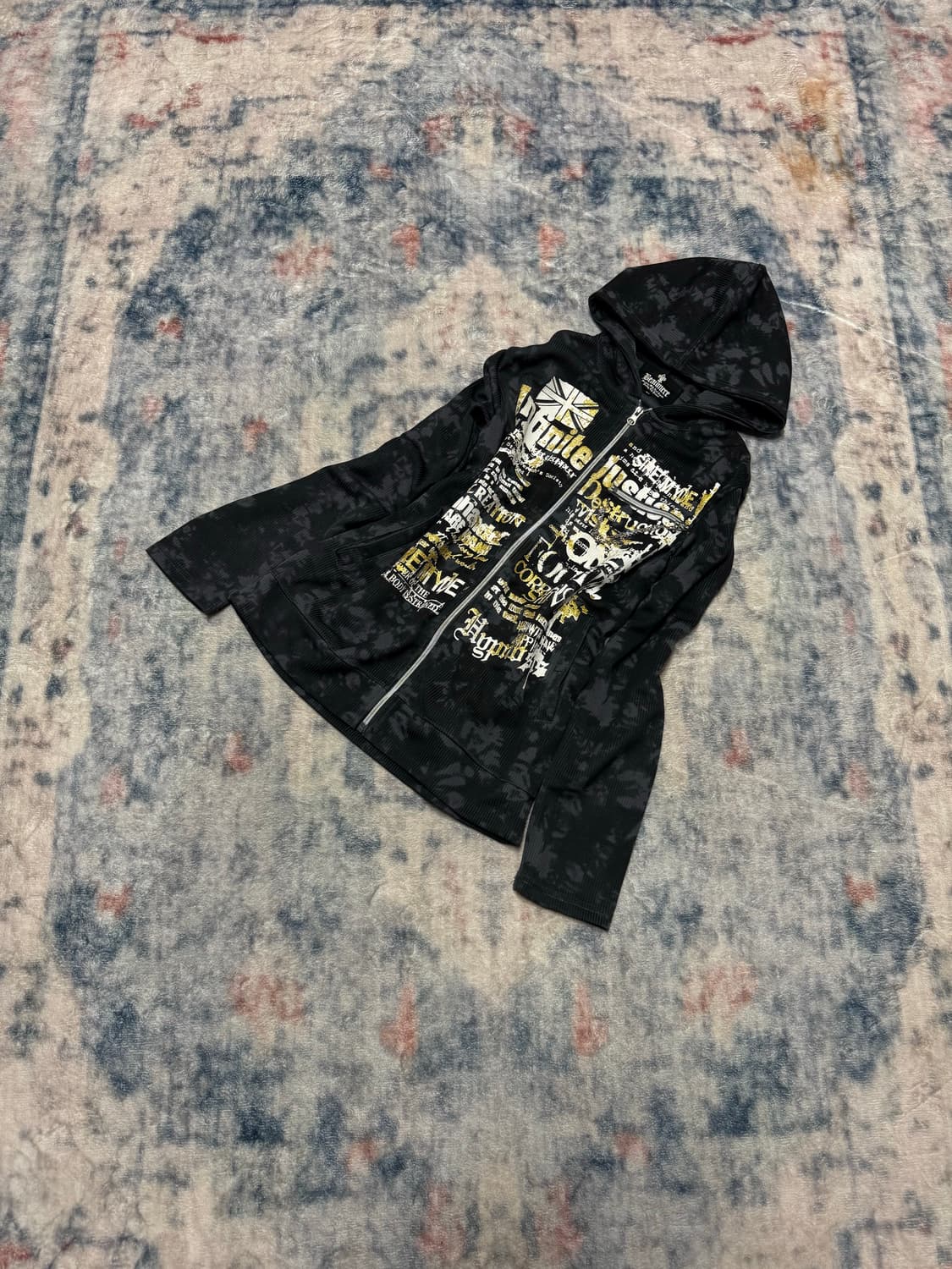 Beaumere 00s punk lettering bleached hoo 상품이미지1