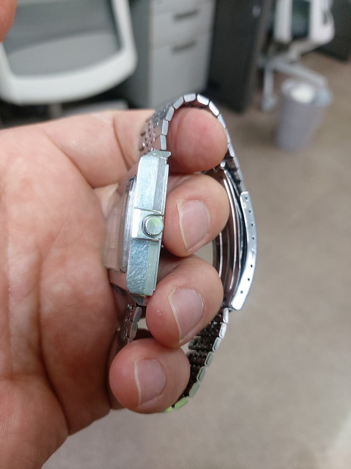 세이코 액투스 사각 빈티지 시계  상품이미지2