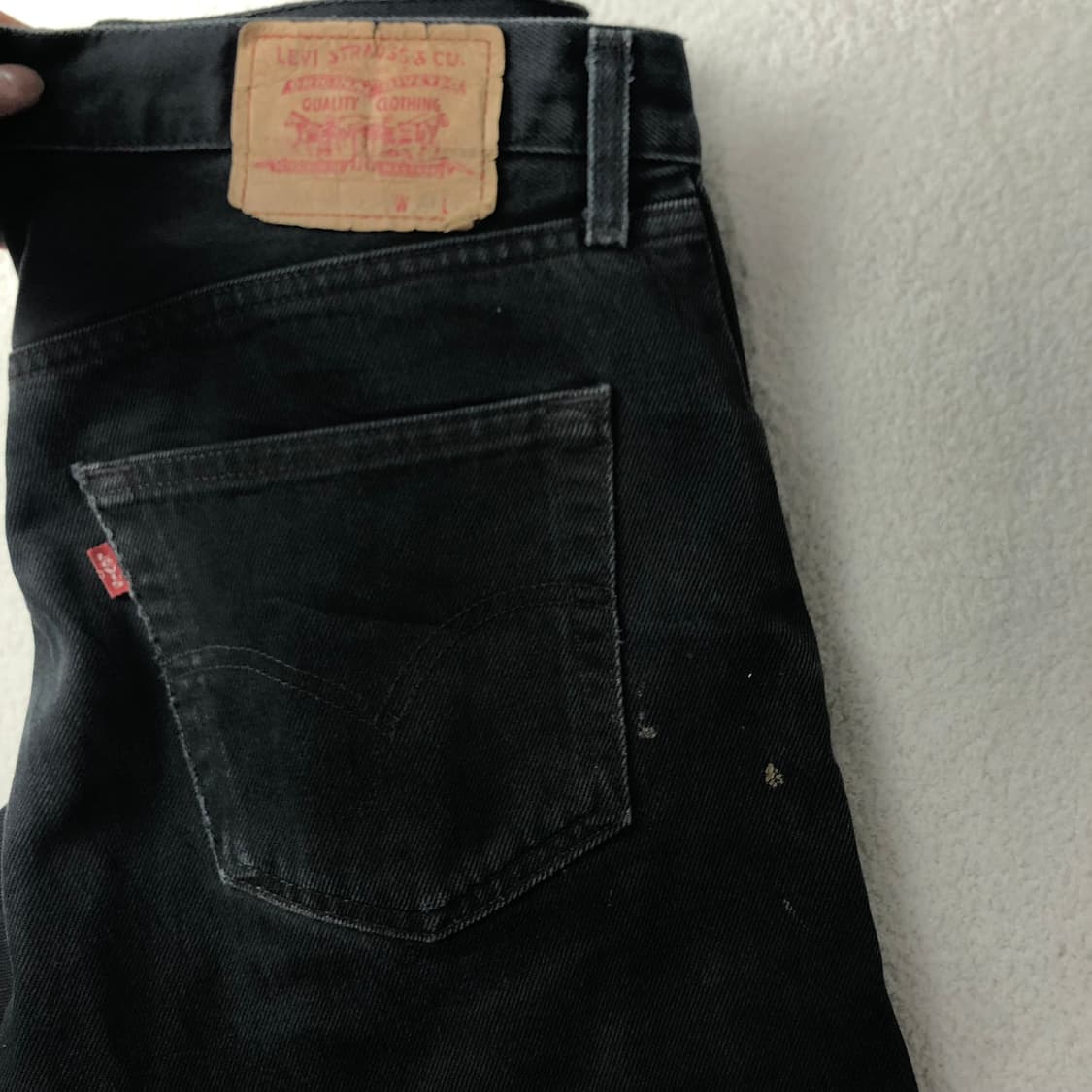 2000s 리바이스 505 흑청 데님팬츠  상품이미지5