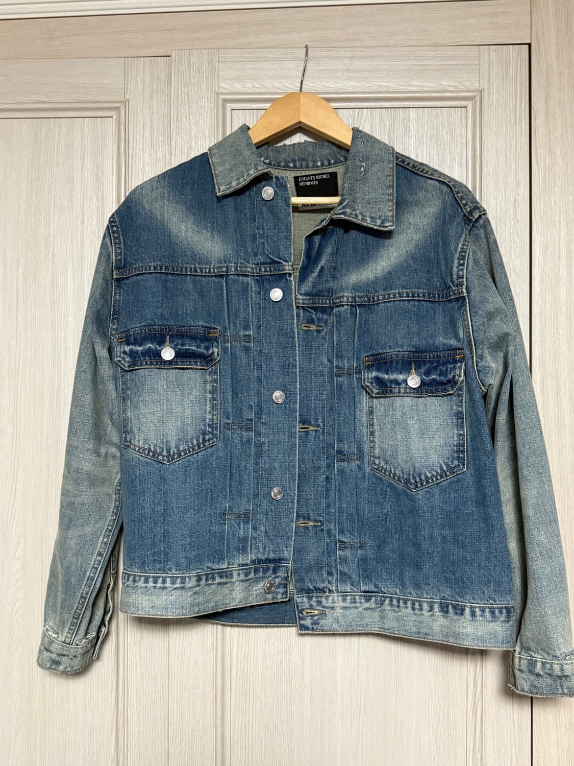 [L] 앙팡 리쉬 데프리메 ERD 24ss 데님 자켓 상품이미지4