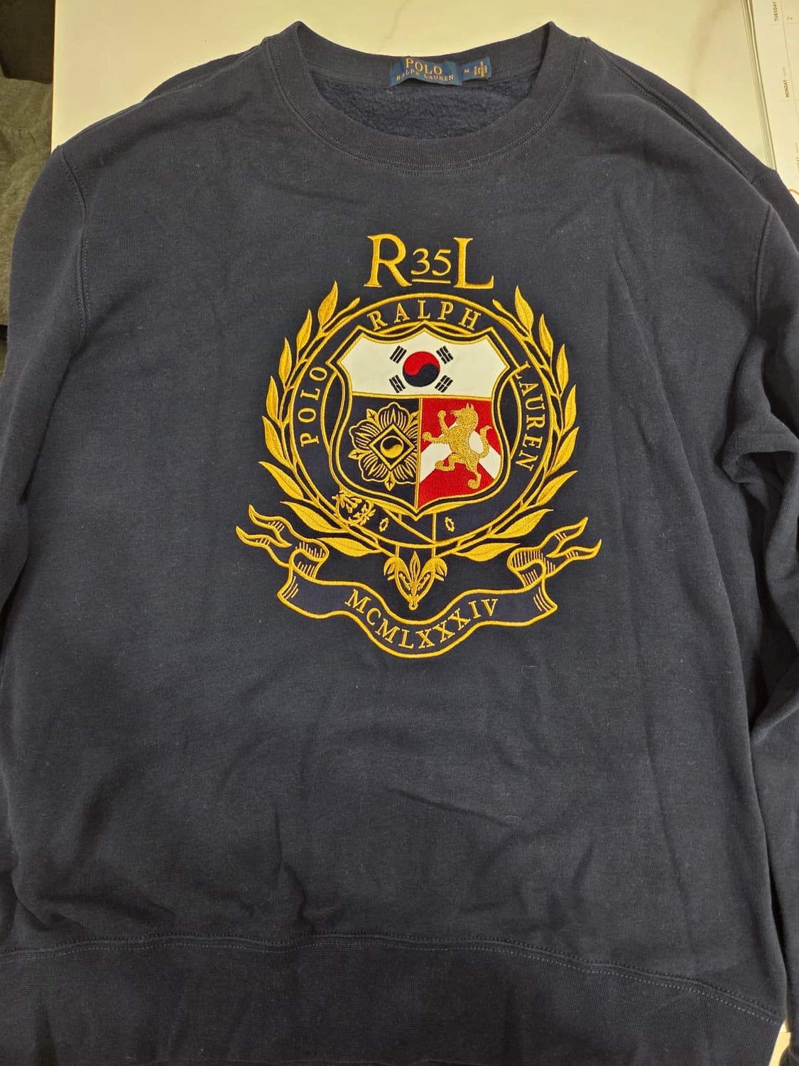 폴로 35주년 코리아 애니버서리 한정판 맨투맨 m 국뽕 상품이미지1