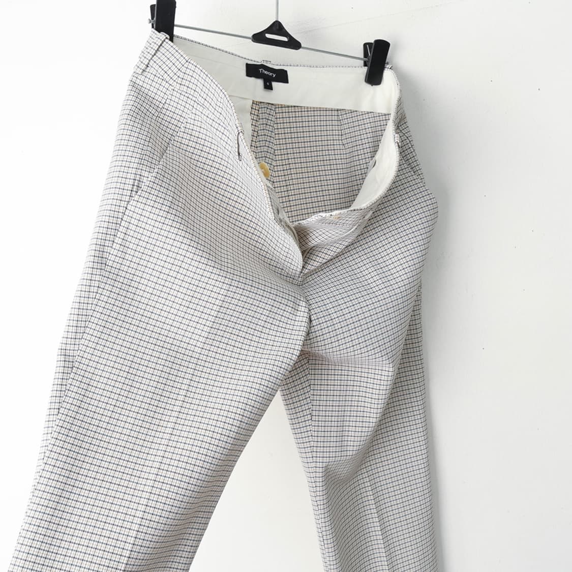 25/띠어리 레이온 체크 팬츠 상품이미지5