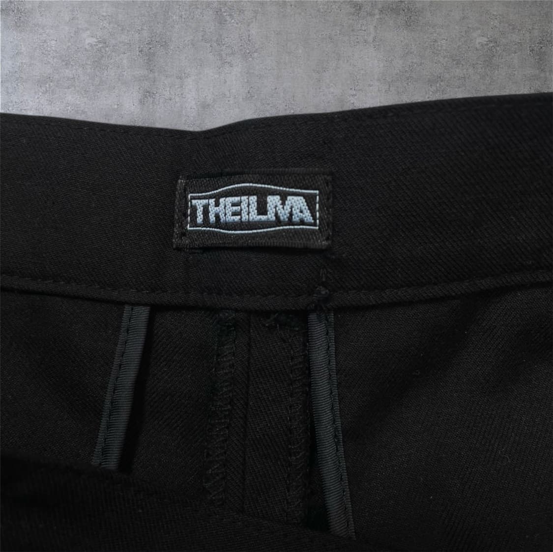 더 일마 THE ILMA 블랙 코튼 와이드 팬츠 S 상품이미지5