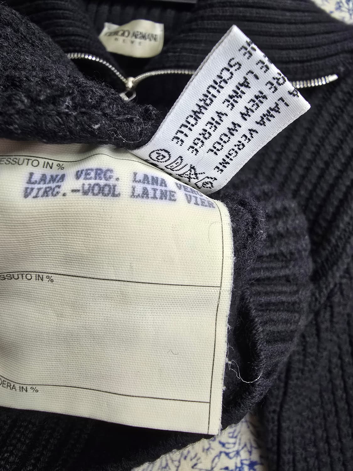 조르지오 아르마니 블랙 니트 탑 (1808) 상품이미지4