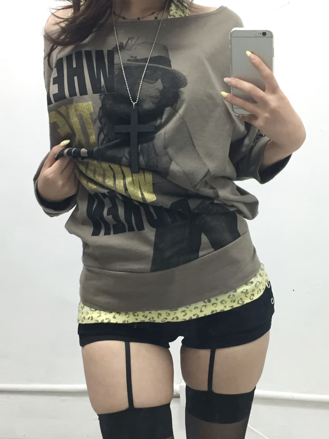 [SOHT GAL] 코디셋 !  y2k 오네갸루 레오파드 🐆 상품이미지3