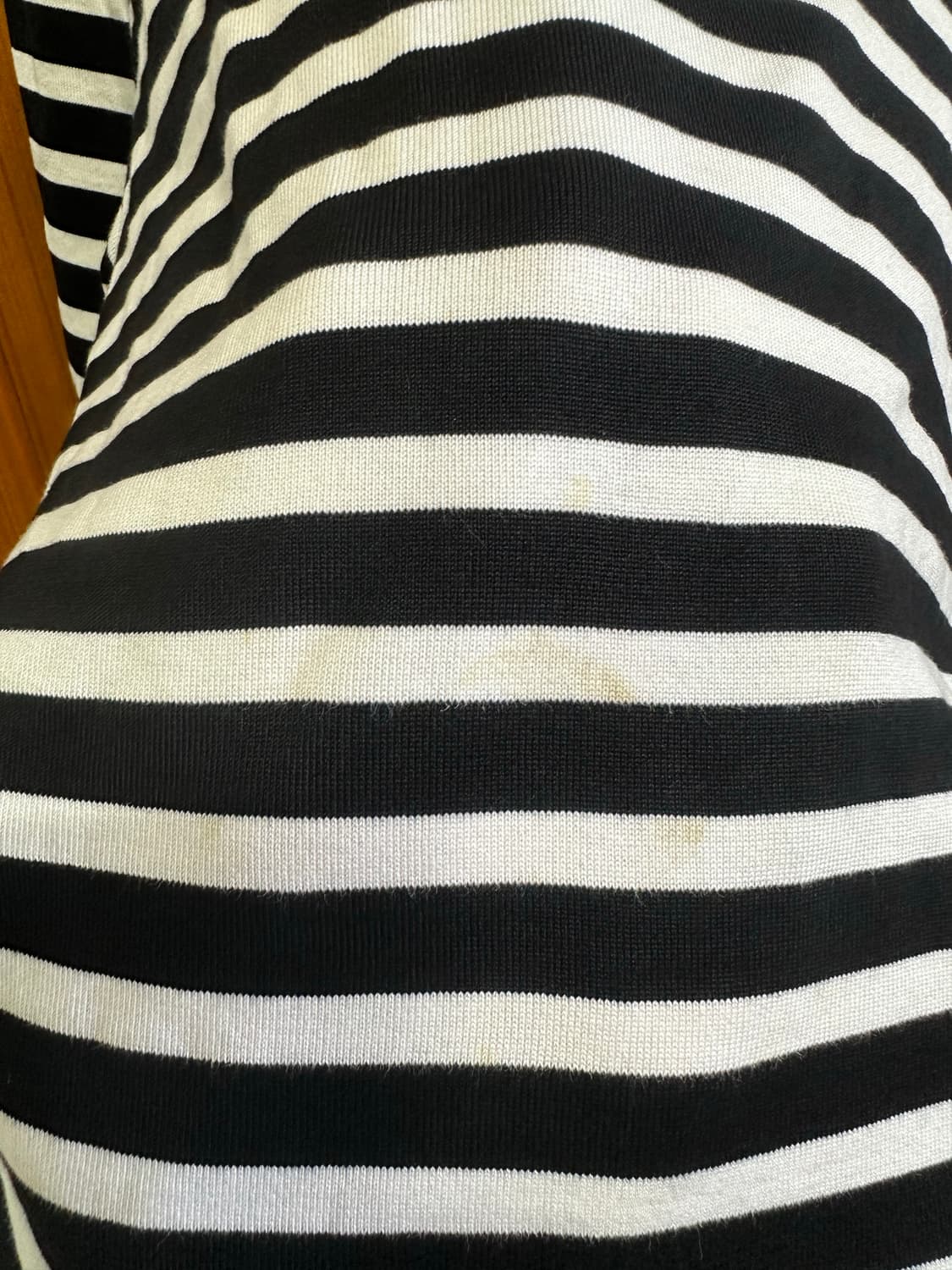 메종키츠네 남성 스트라이프 긴팔 티셔츠 M 상품이미지4