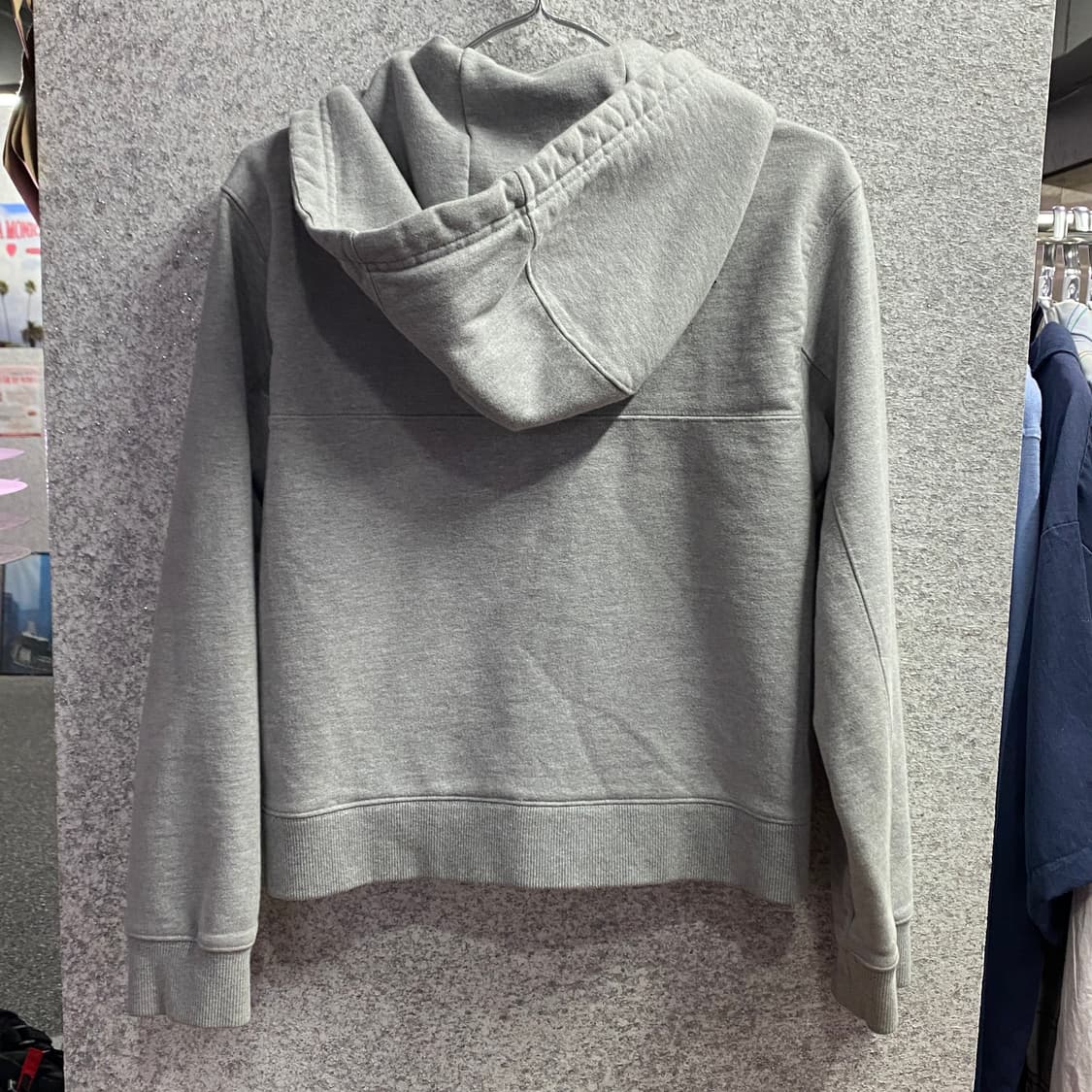 아더에러 스몰로고 그레이 후드집업 B4177 상품이미지4