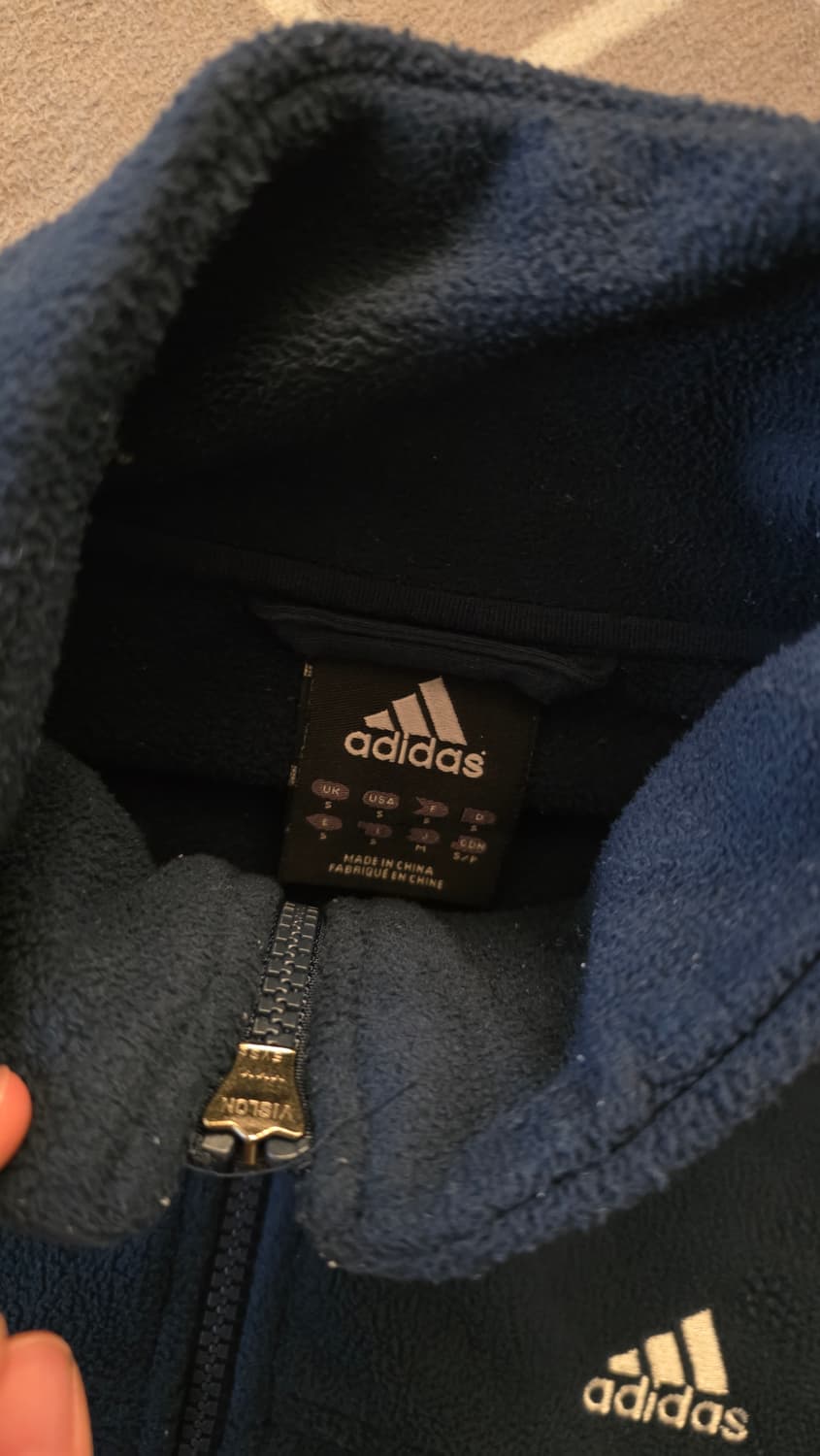 아디다스 네이비
 후리스 집업 M 상품이미지3
