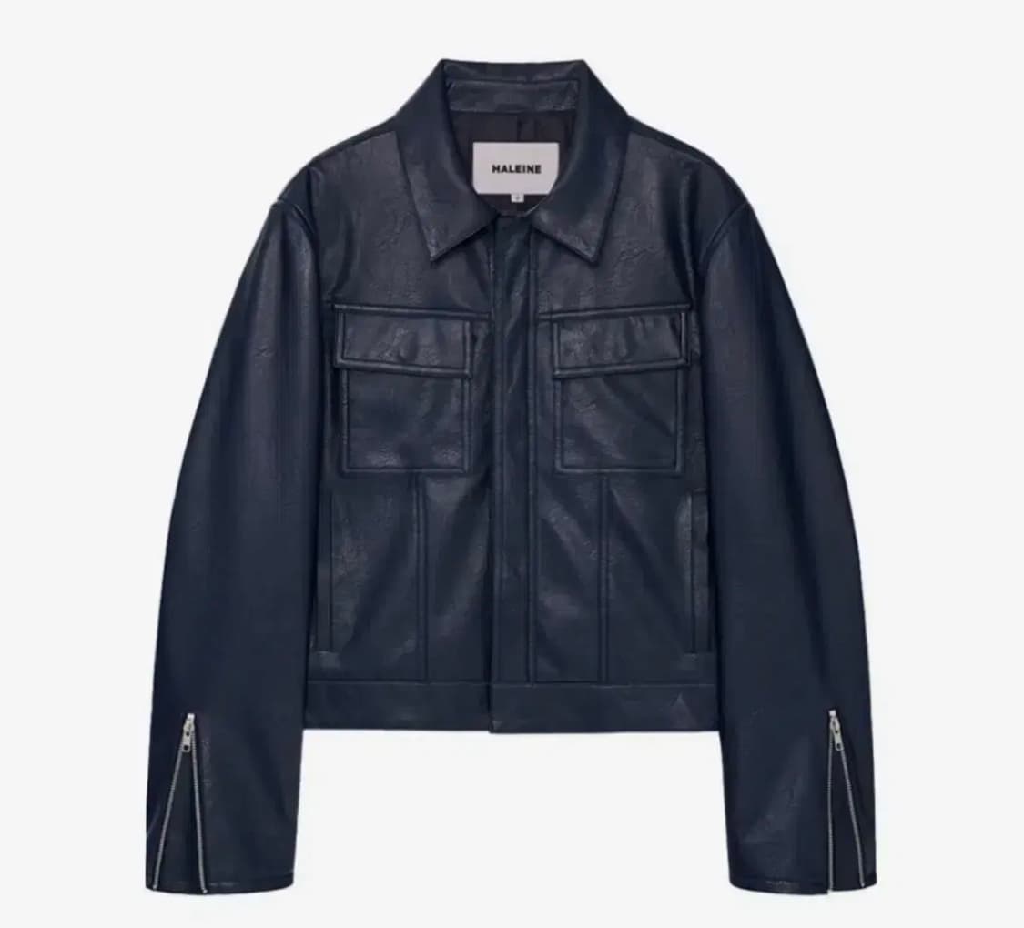 (1) 알렌느 트러커 레더 자켓 상품이미지2