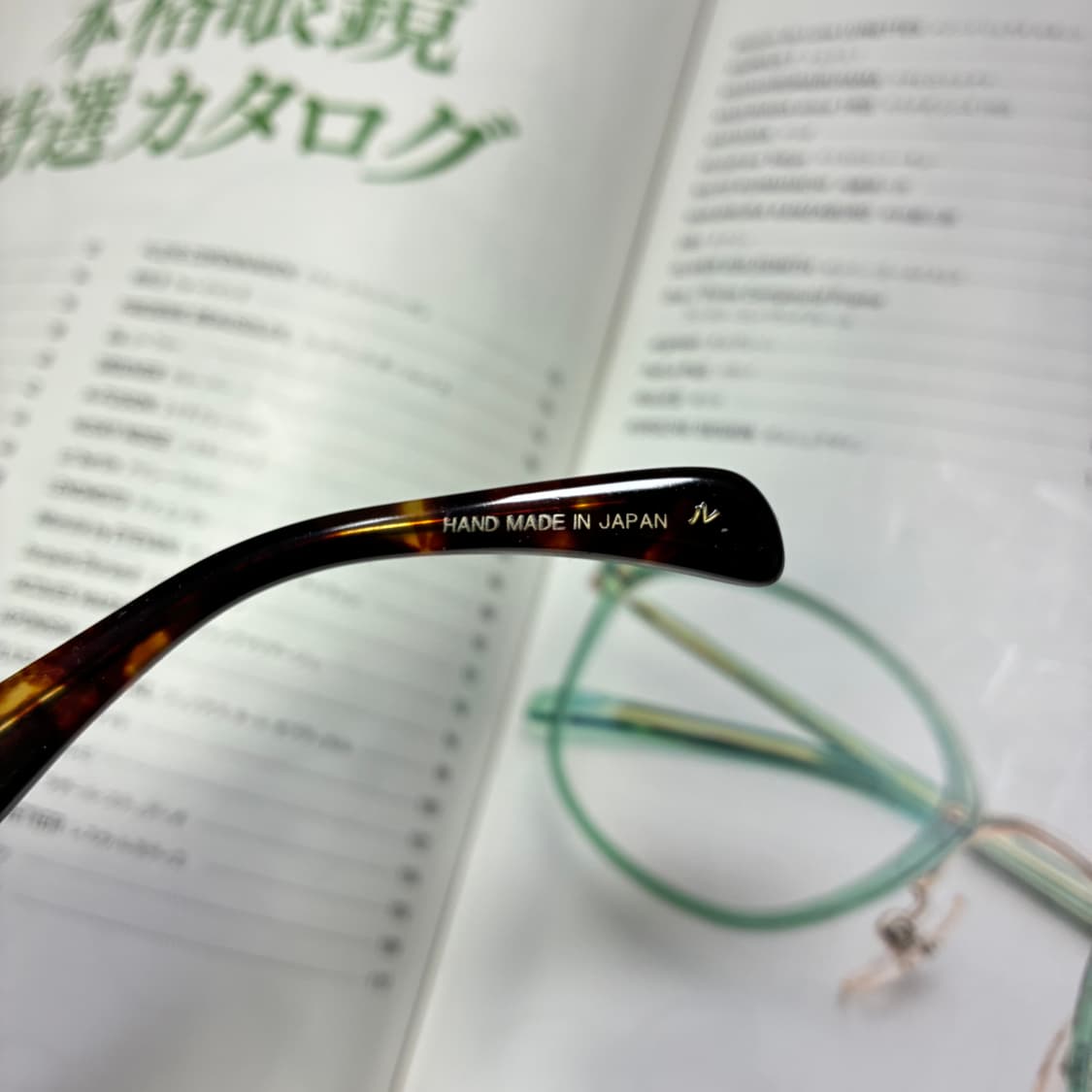 角矢甚治郎作 카도야 진지로 사쿠 톨토이즈 일본 장인 셀룰로이드 안경 상품이미지6