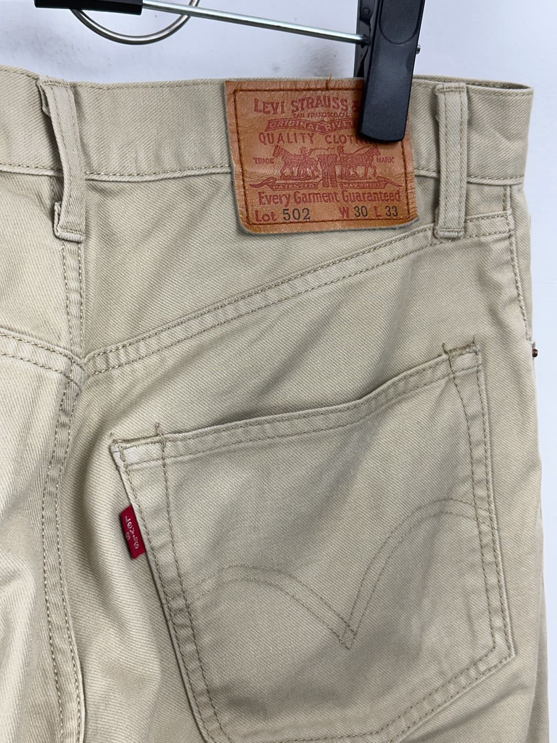 Levi’s 502 Beige Straight Cotton Pants 상품이미지8