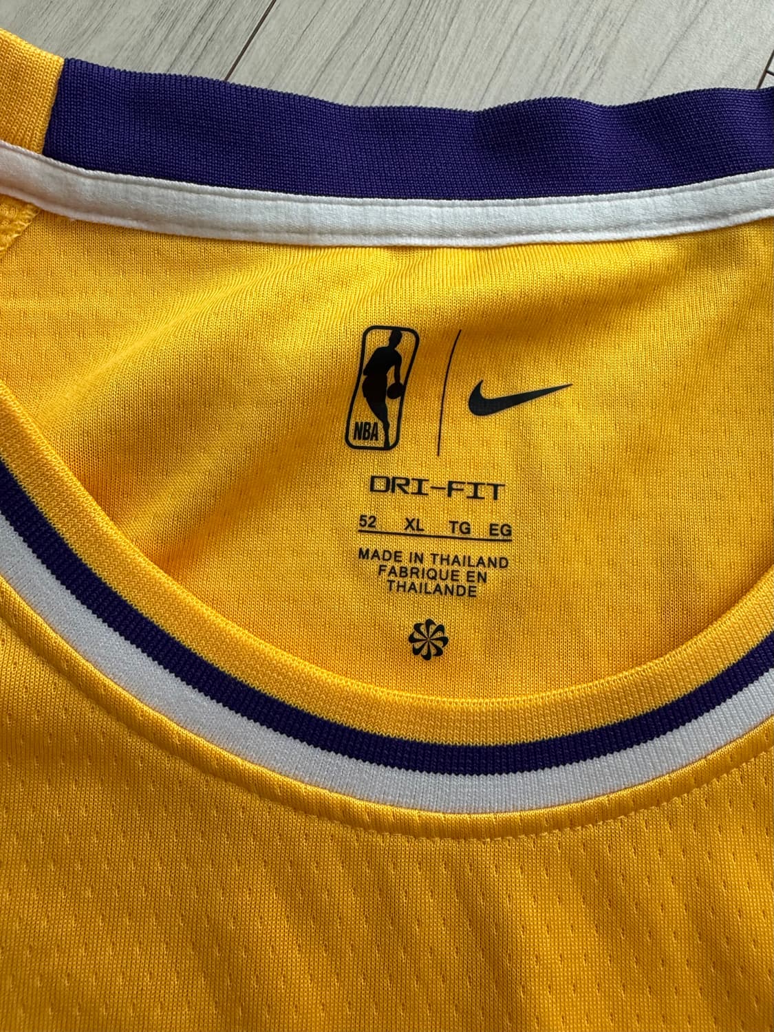 나이키 레이커스 르브론 제임스 져지 52 XL 상품이미지4