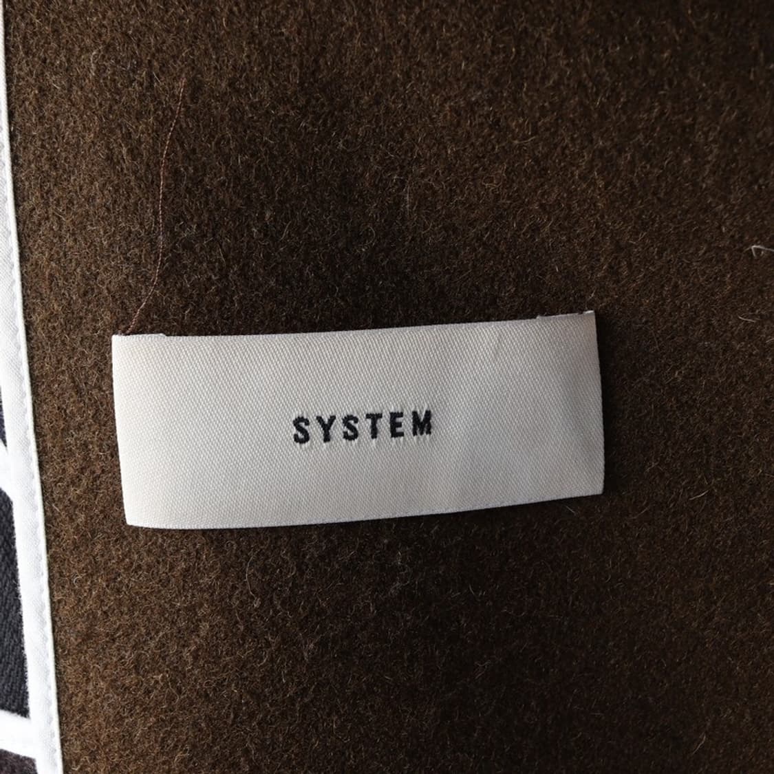 시스템 무스탕 후드 코트 상품이미지2