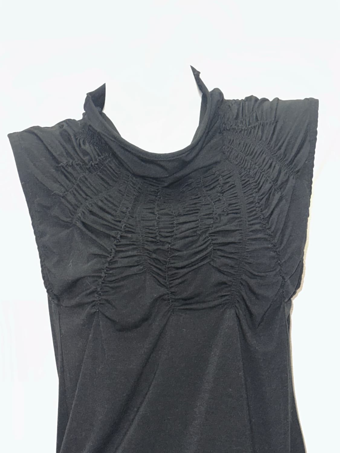 빈티지 셔링 고스 폴라 슬리브리스 상품이미지2