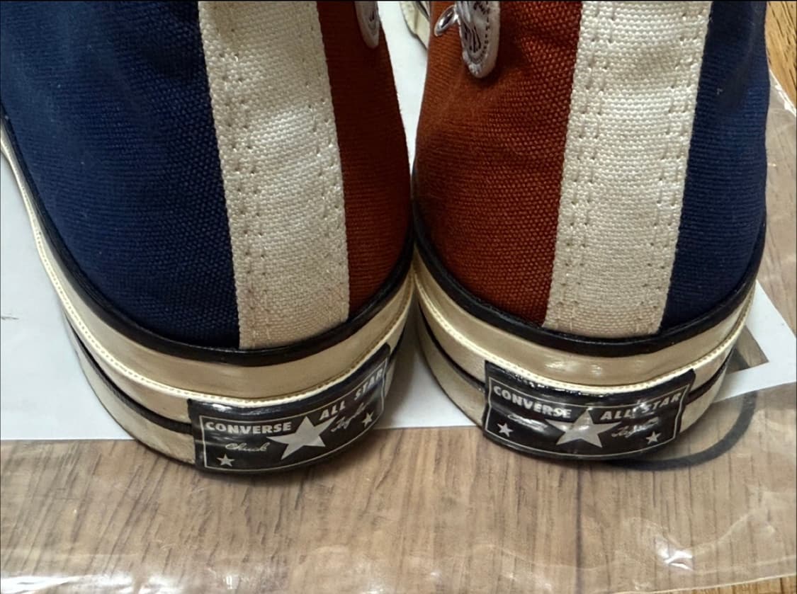 컨버스 척 70 하이 미드나잇 네이비/브라운 상품이미지4