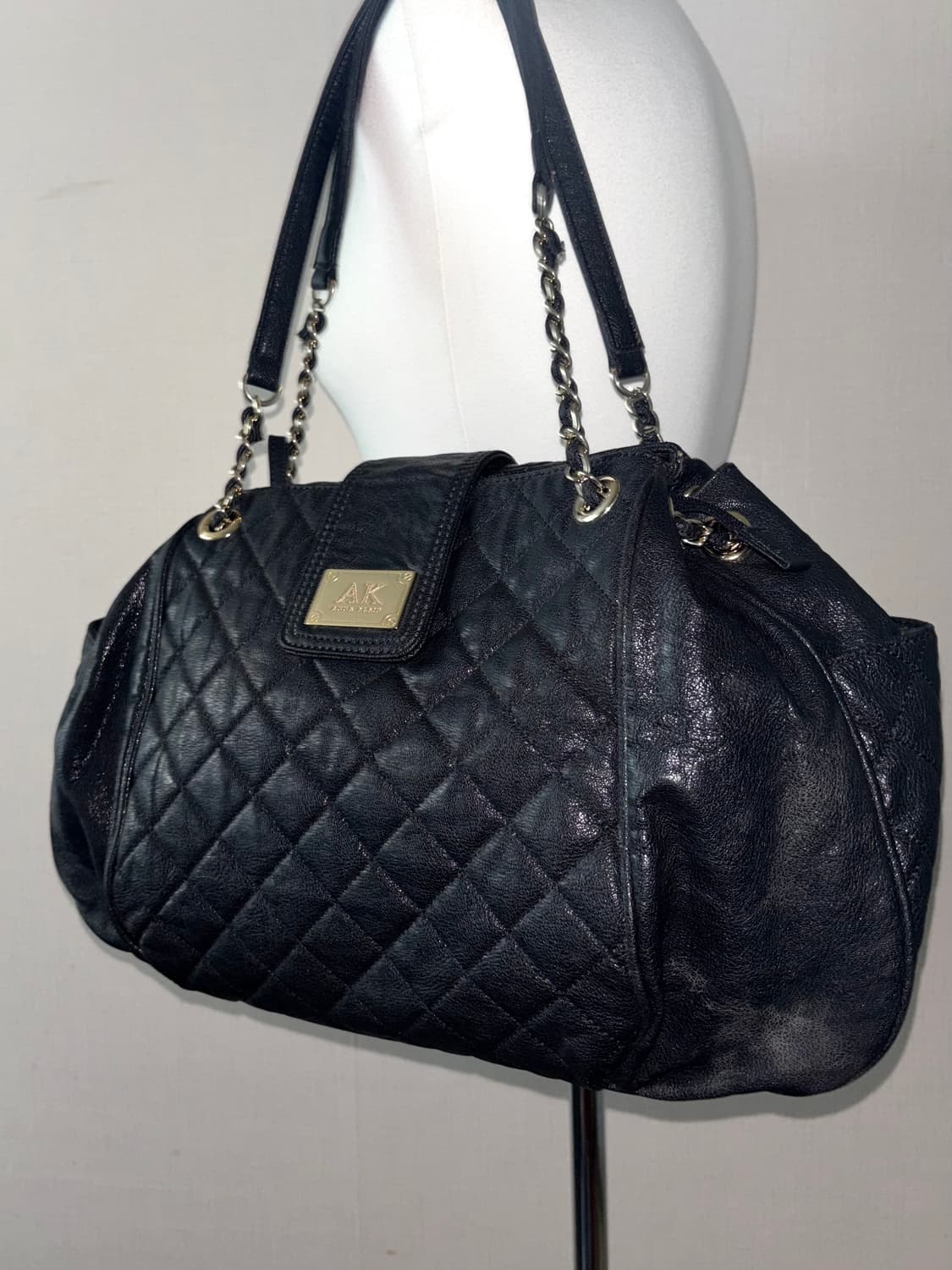 Anne klein Black quilting Bag 상품이미지1