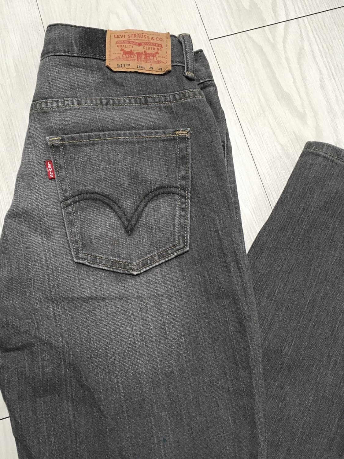 리바이스 Levi's 511 그레이 데님 상품이미지5