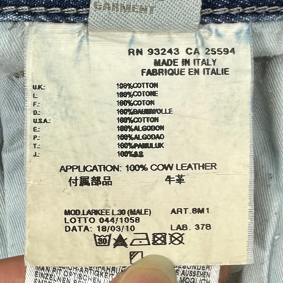 Diesel larkee fourbuckle pants 상품이미지10