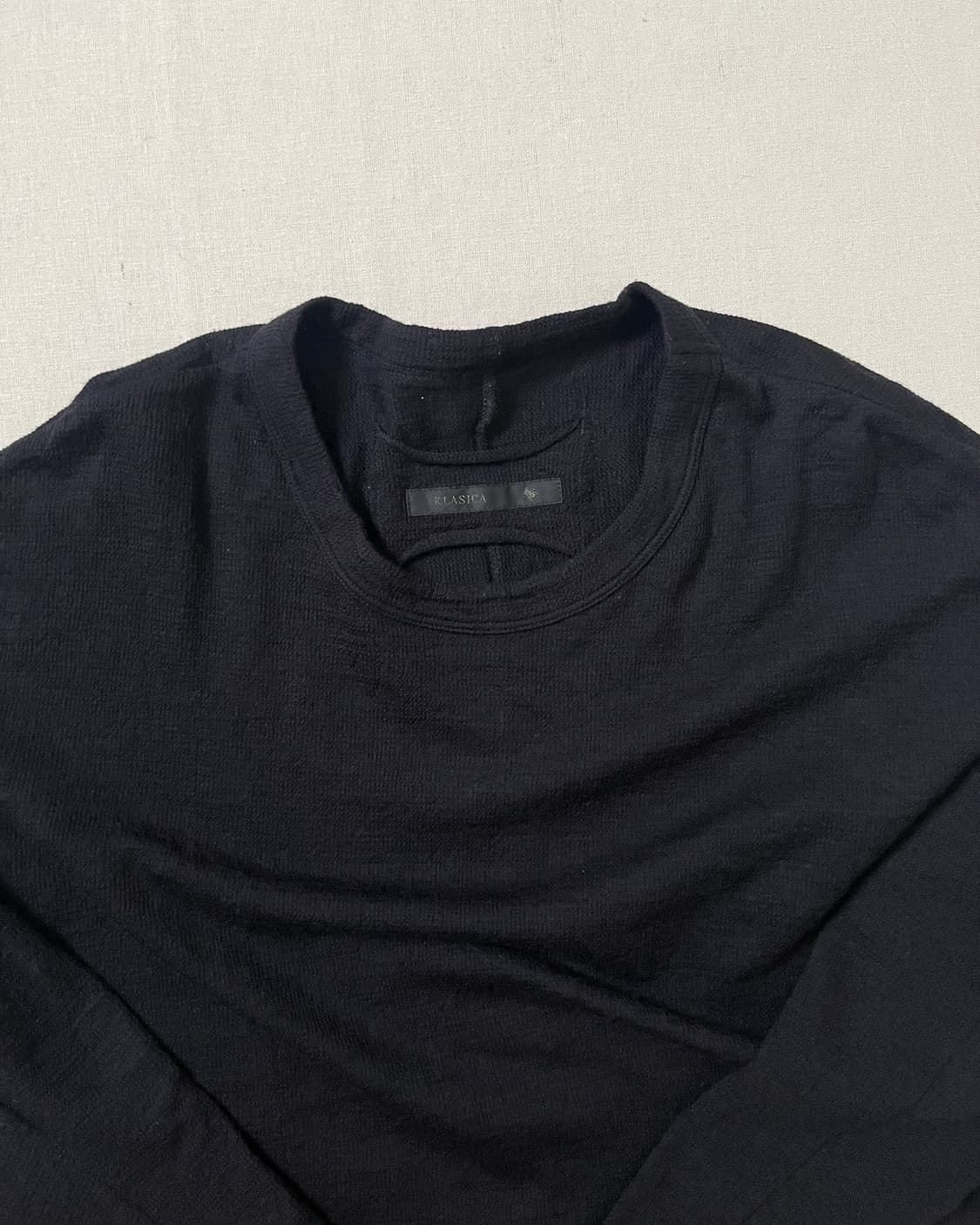 클라시카 22fw 니트 컷앤소 klasica 상품이미지8