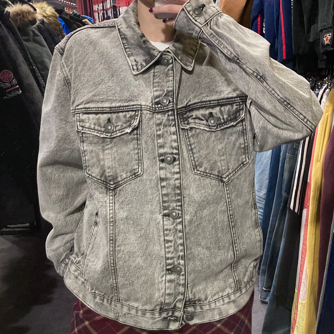 [IM]vtg 그레이 데님 자켓 상품이미지5