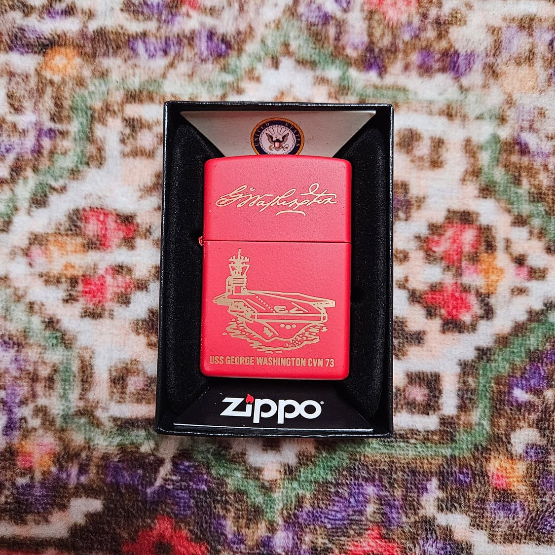 조지워싱턴 호 한정판 지포 라이터 상품이미지1