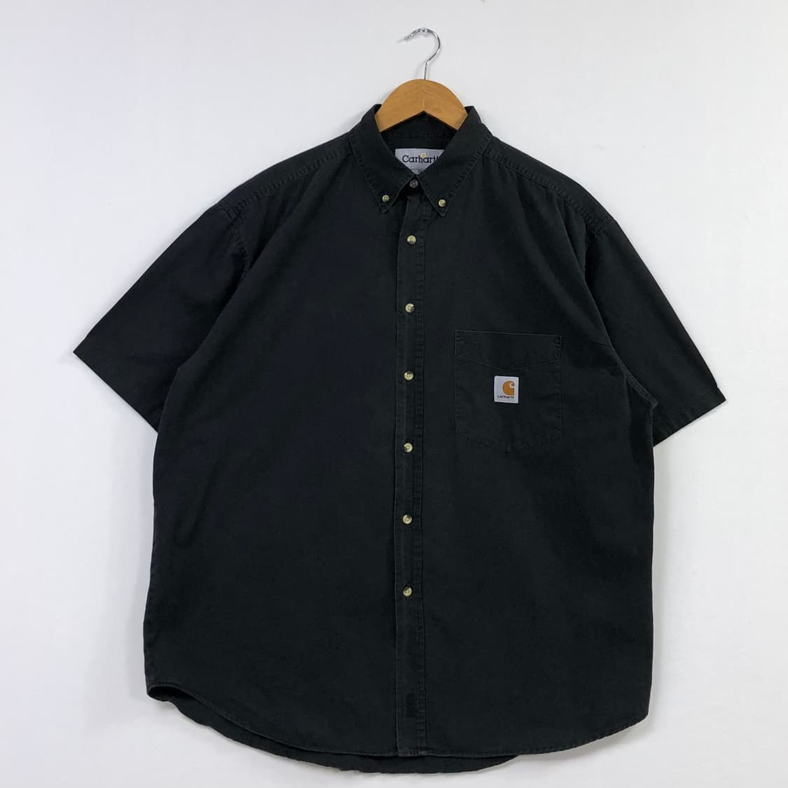 XL 칼하트 블랙 워크 셔츠 상품이미지2