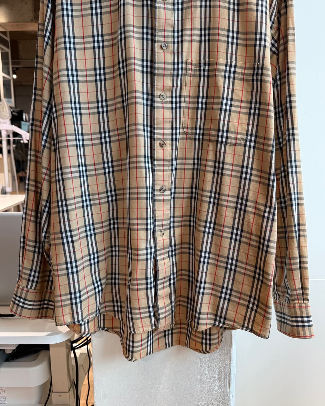 버버리 브라운 노바체크 셔츠  상품이미지6