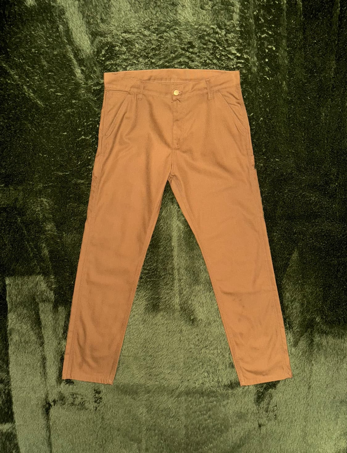 [32X32] 칼하트 WIP 코튼 블렌디드 싱글니 워크 팬츠 탄 상품이미지1