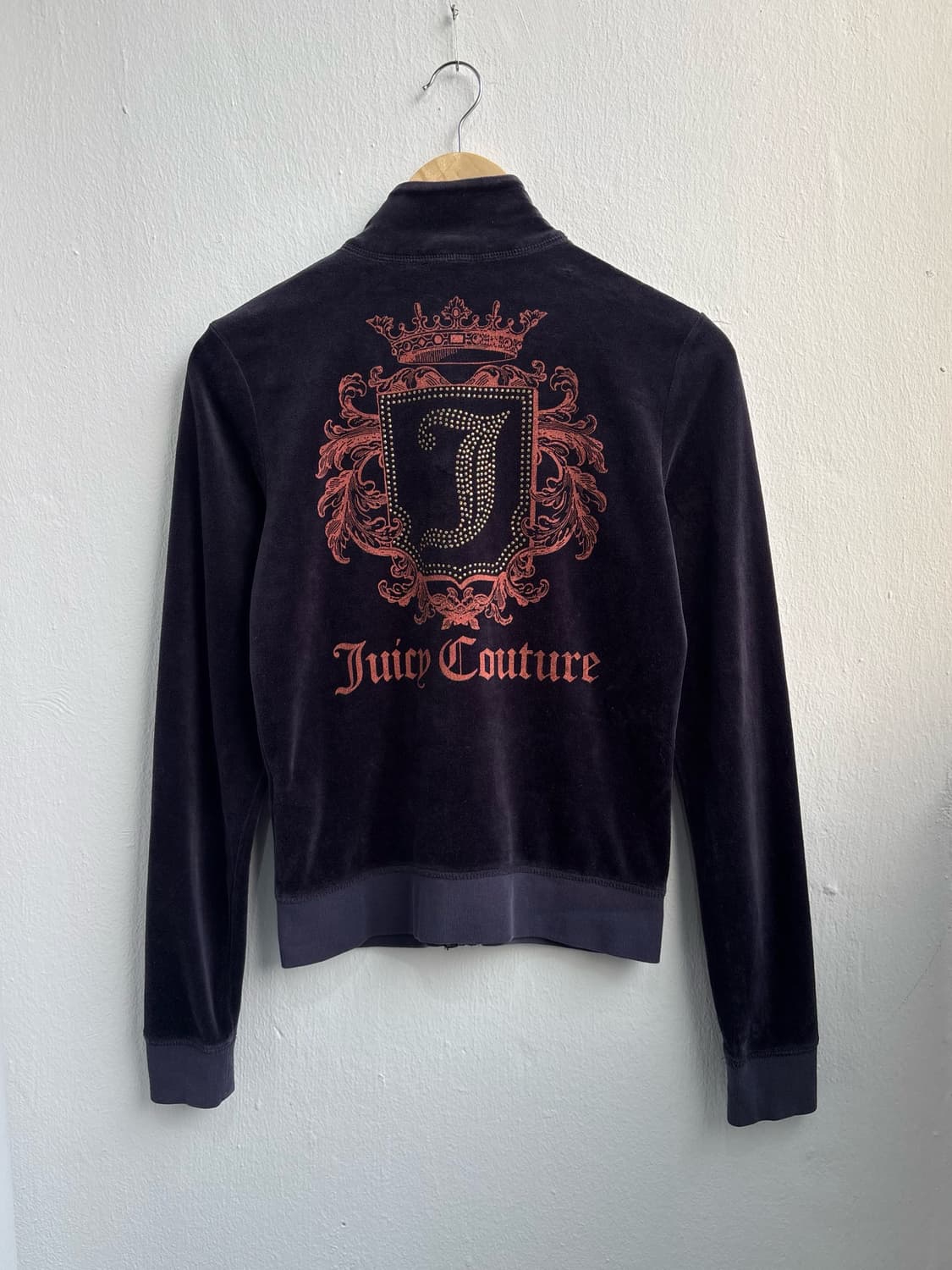 Juicy Couture Navy Velvet Zip-Up 상품이미지2
