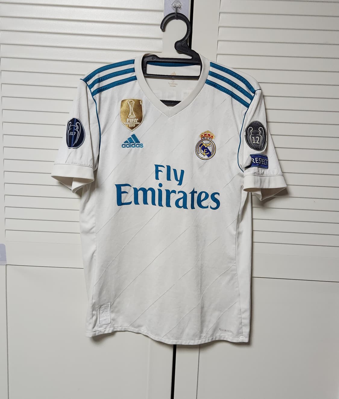 17-18 아디다스 레알 마드리드 축구 유니폼 반팔 NO.크로스 상품이미지1