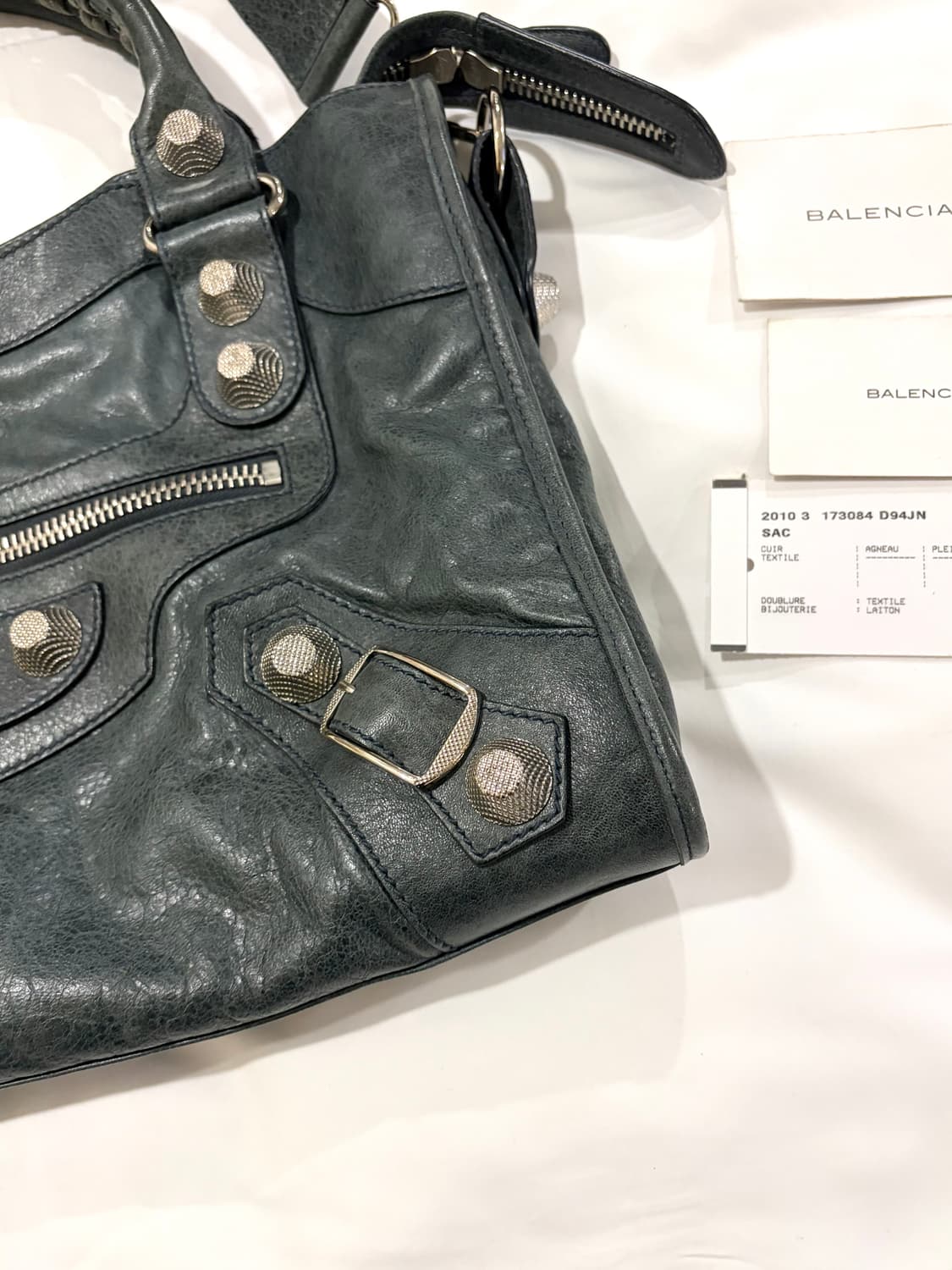 [A+ 정품] 발렌시아가 자이언트 시티 모터백 미디움 상품이미지3