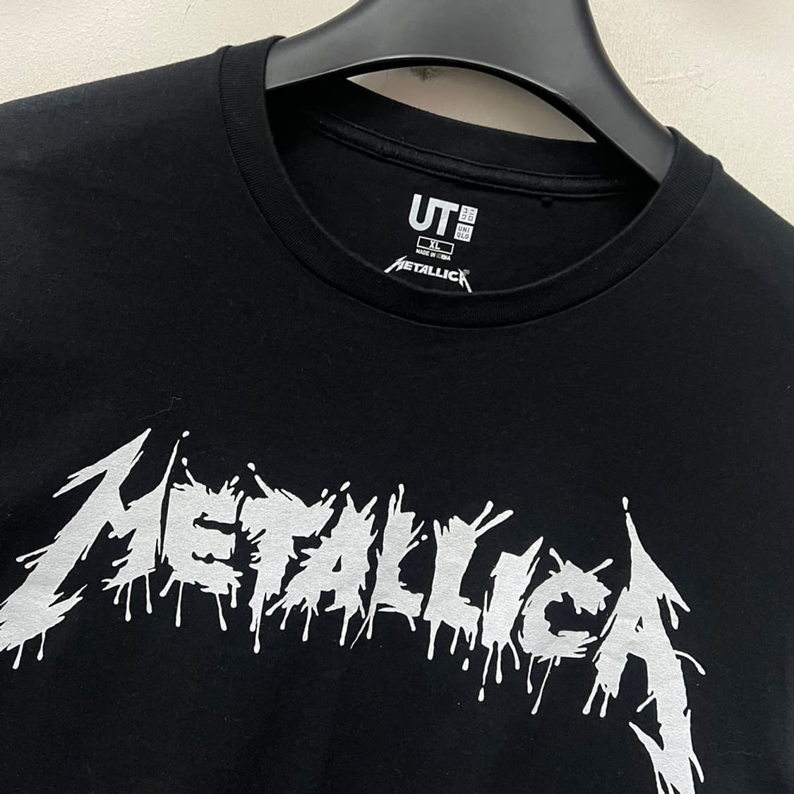 메탈리카 x 유니클로 2008 투어 기념 반팔티 XL 상품이미지4