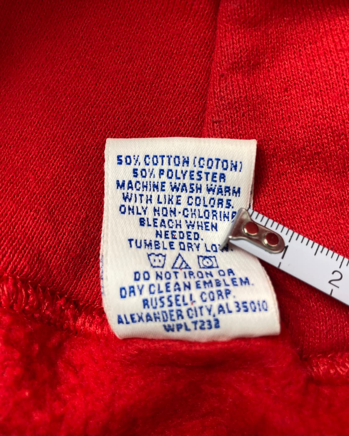 90s Russell Hoodie (red) 상품이미지4