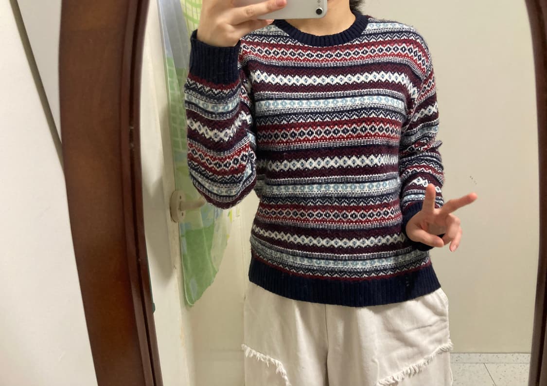 패턴 니트 상품이미지5