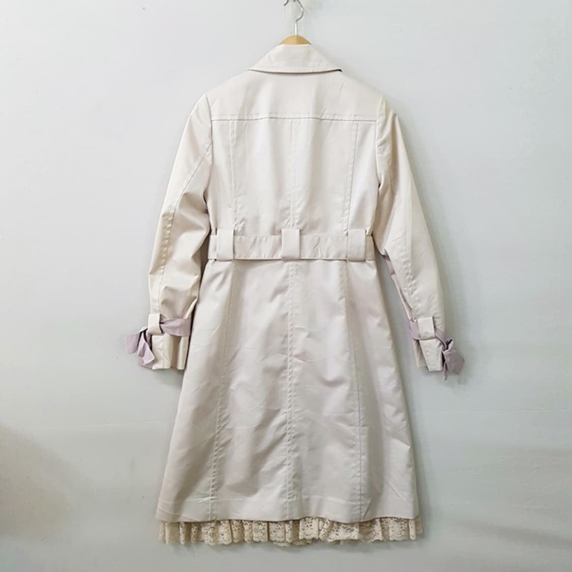 Jesus Diamante 지저스 디아망떼 트렌치 코트 연핑크 상품이미지3