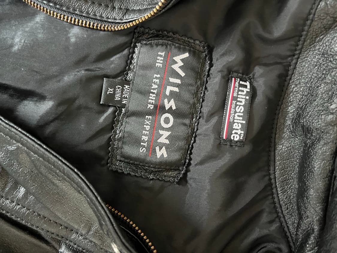 [XL] 빈티지 윌슨스 레더 봄버 상품이미지3