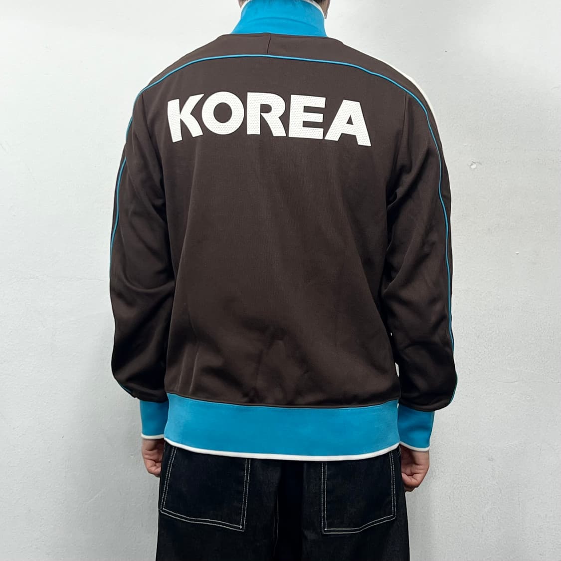 나이키 스우시 한국 국대 브라운 트랙탑 져지자켓 상품이미지2