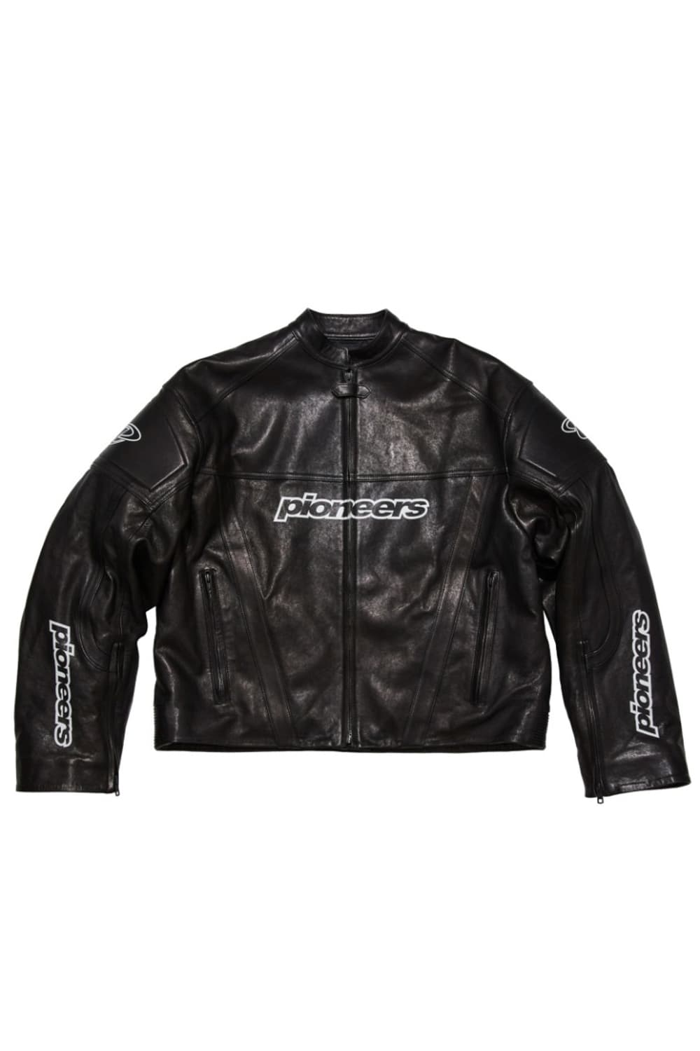 파이오니어스 PIONEERS 레더 바이커 자켓 M 상품이미지1