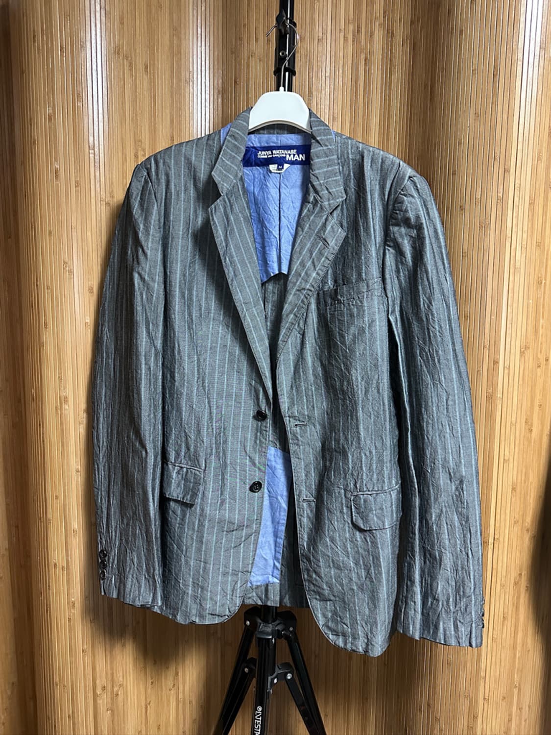 준야와타나베 꼼데가르송 맨 스트라이프 자켓 상품이미지2