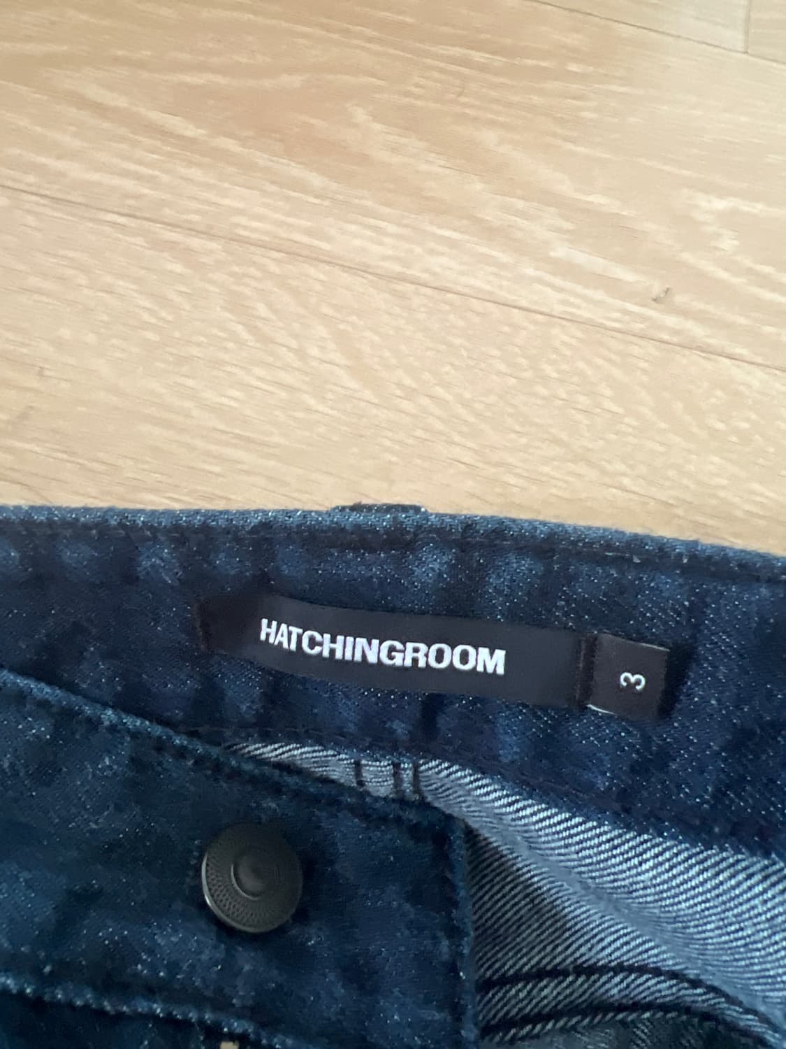 해칭룸 인디고 팬츠 3사이즈 판매합니다! 상품이미지4