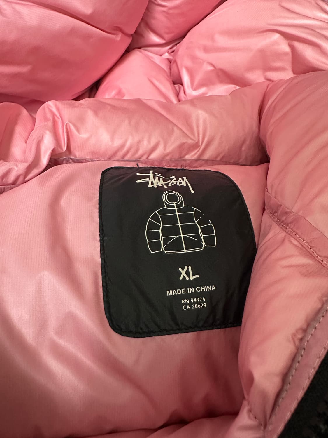 스투시 마이크로 립스탑 다운 패딩 상품이미지3