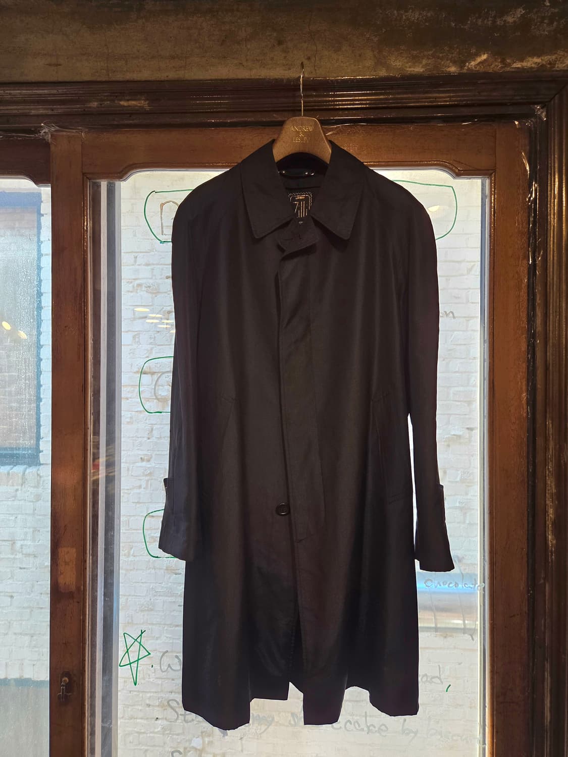 프랑스 명품 질리 실크 트렌치코트 상품이미지1