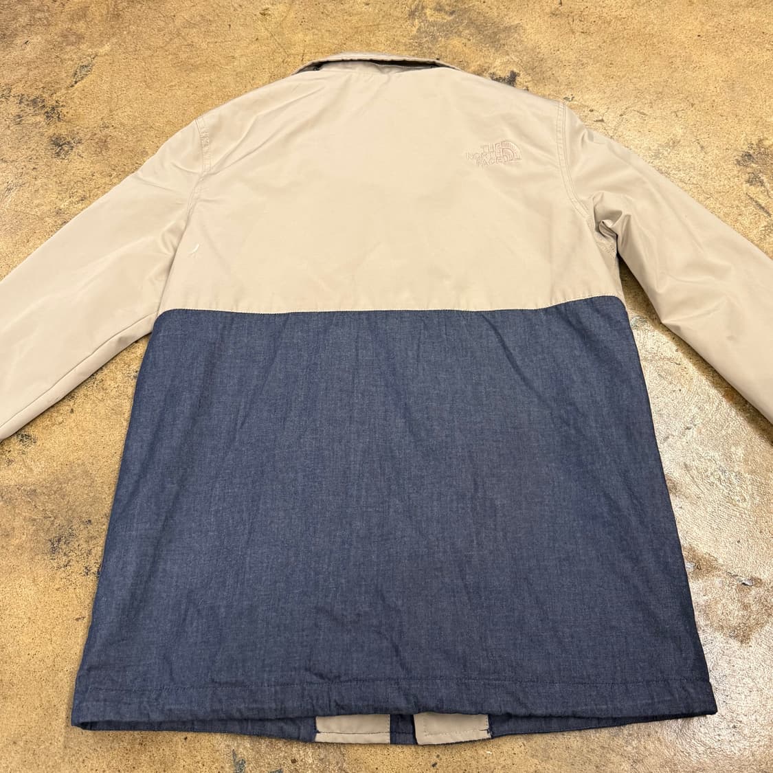 [정품/M] 노스페이스 배색 트렌치 코트 b14 상품이미지4