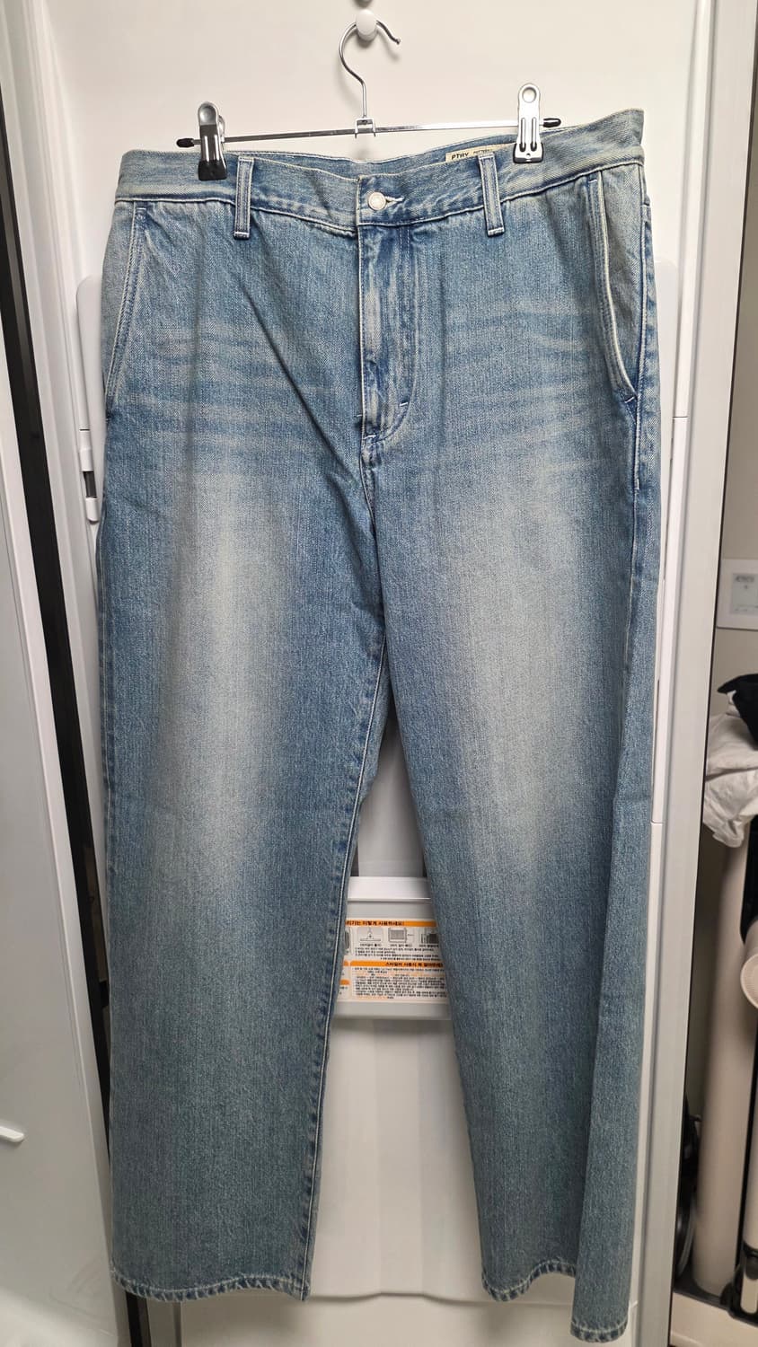 포터리 셀비지 원워시드 스트레이트 데님 3Size포터리 셀비지 원워시드  상품이미지2